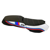 Funda de asiento Tappezzeria Italia TPZ para BMW R1200GS Adventure 2013-2018 en blanco