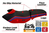 BMW R1200GS ADV 2006-2012 Seat Cover TPZ Italia Red Black SE