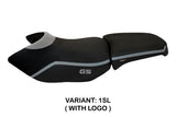 BMW R1200GS Adventure 2006-2012 Seat Cover Tappezzeria Italia TPZ in Silver