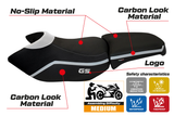 Funda de asiento para BMW R1200GS Adventure 2006-2012 de Tappezzeria Italia TPZ en blanco