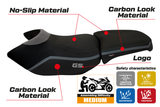 Funda de asiento Tappezzeria Italia TPZ para BMW R1200GS Adventure 2006-2012 en gris