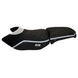 Funda de asiento BMW R1200GS Adventure 2006-2012 Tappezzeria Italia TPZ Comfort en blanco