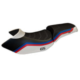 Funda de asiento BMW R1200GS 2005-2012 Tappezzeria Italia TPZ Comfort en blanco HP