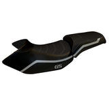 Funda de asiento BMW R1200GS 2005-2012 Tappezzeria Italia TPZ Comfort en plata y negro