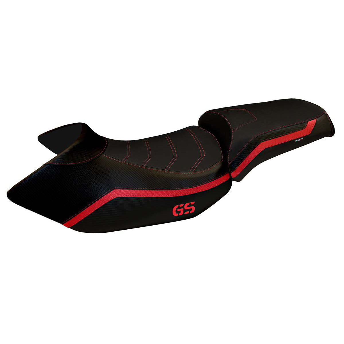 BMW R1200GS 2005-2012 Seat Cover Tappezzeria Italia TPZ Comfort in Red and Black