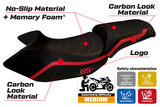 BMW R1200GS 2005-2012 Seat Cover Tappezzeria Italia TPZ Comfort in Red and Black