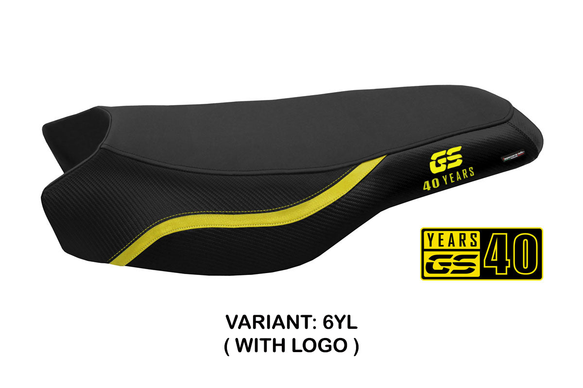 BMW R1200GS R1250GS Rallye 2017-2024 Seat Cover Tappezzeria Italia TPZ in Yellow and Black 40th