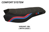 Funda de asiento BMW R1200GS R1250GS Rallye 2017-2024 Tappezzeria Italia TPZ Comfort en negro