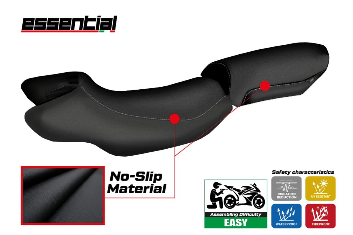 BMW R1200R 2015-2018 Seat Cover TPZ Italia Essential Black