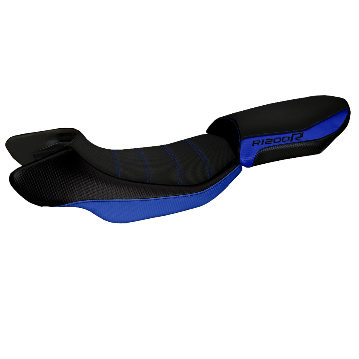 BMW R1200R 2015-2018 Seat Cover Tappezzeria Italia TPZ Comfort in Blue and Black