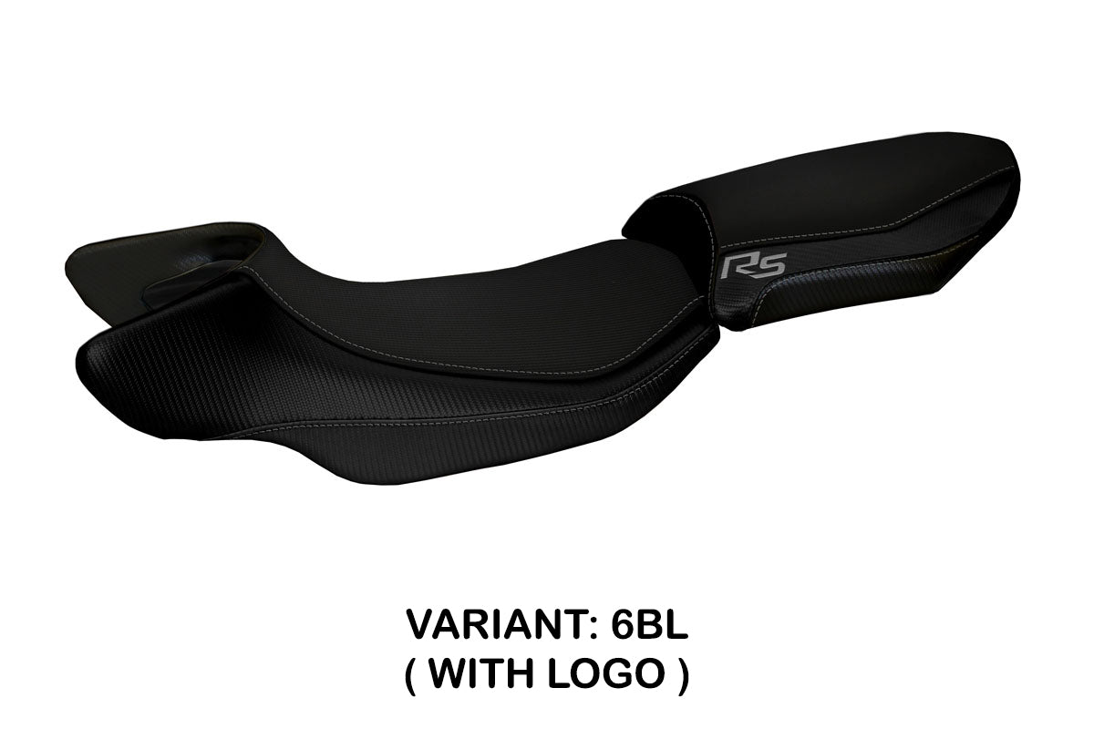 Funda de asiento BMW R1200RS 2015-2019 Tappezzeria Italia TPZ en negro