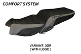 BMW R1250RT 2019-2025 Seat Cover Tappezzeria Italia TPZ Comfort in Grey and Black