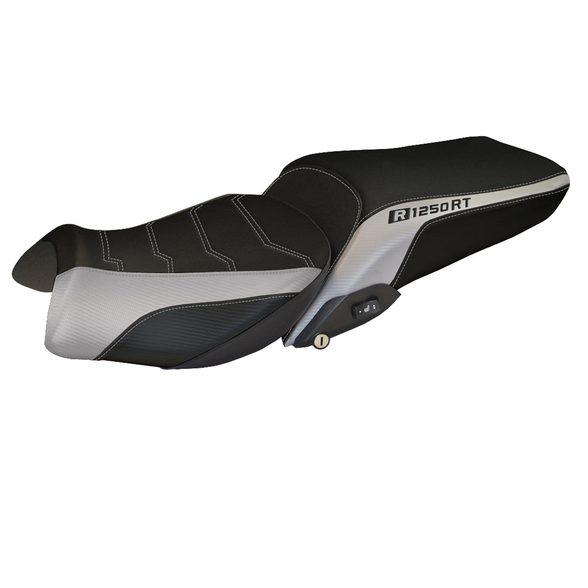 BMW R1250RT 2019-2025 Seat Cover Tappezzeria Italia TPZ Comfort in Silver and Black