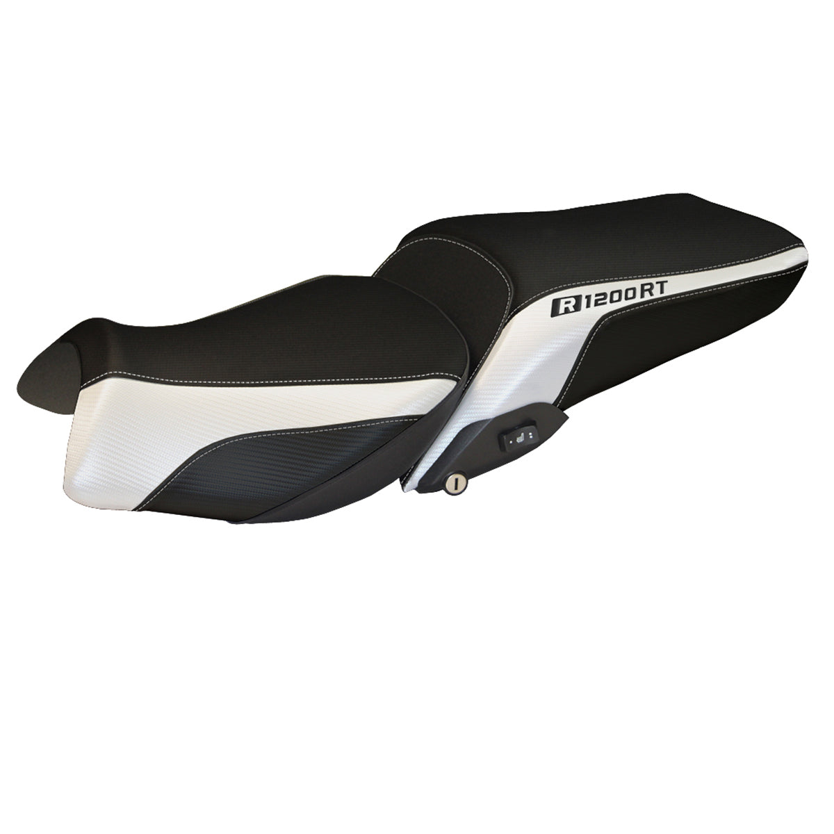 BMW R1200RT 2014-2018 Seat Cover Tappezzeria Italia TPZ in White Black