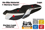 BMW R1200RT 2014-2018 Seat Cover Tappezzeria Italia TPZ Comfort in White and Black