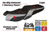 BMW R1200RT 2014-2018 Seat Cover Tappezzeria Italia TPZ Comfort in Silver and Black