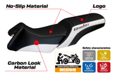 BMW R1200RT 2006-2013 Seat Cover Tappezzeria Italia TPZ in White Black