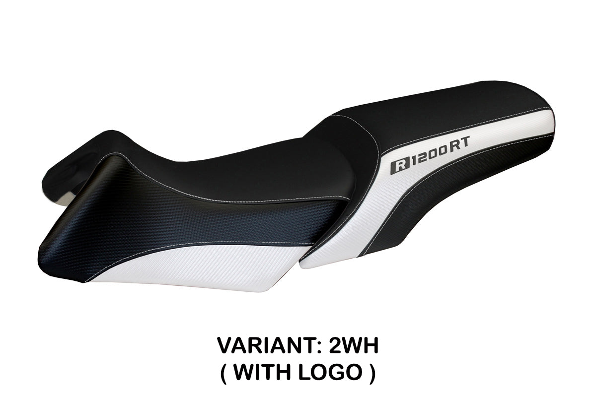 BMW R1200RT 2006-2013 Seat Cover Tappezzeria Italia TPZ in White Black