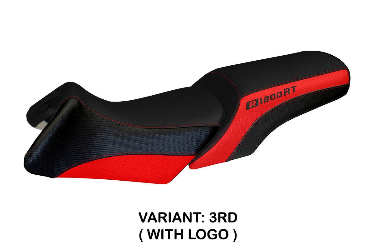 BMW R1200RT 2006-2013 Seat Cover Tappezzeria Italia TPZ in Red and Black