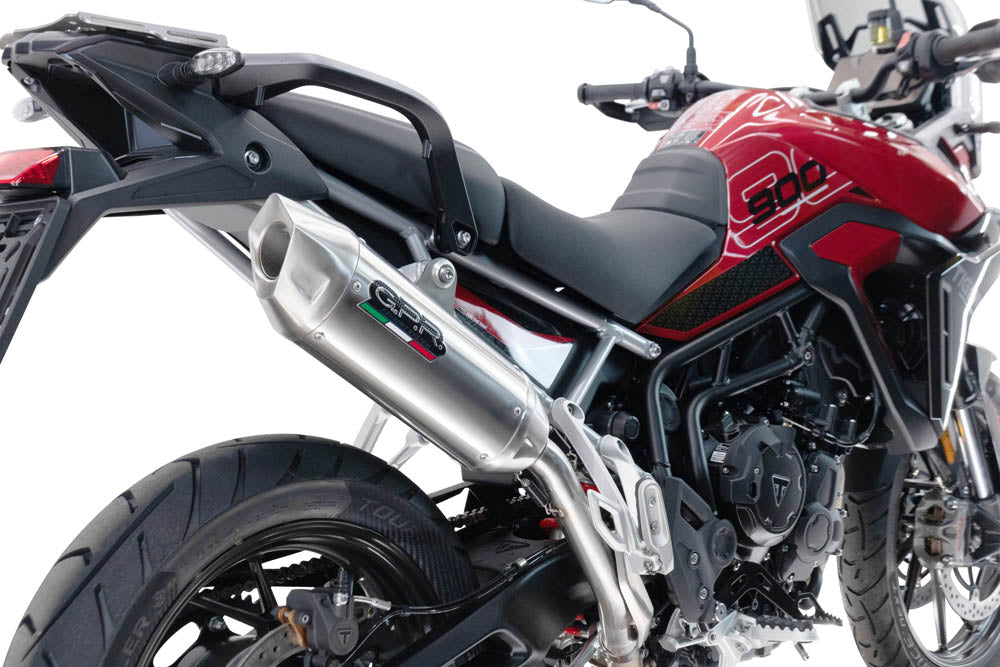 Triumph Tiger 900 GT / Pro / Rally Pro 2024-2025 Exhaust GPR Slip-on Furore-X Acciaio Inox - photo 6