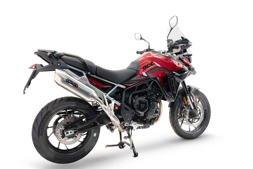 Triumph Tiger 900 GT / Pro / Rally Pro 2024-2025 Exhaust GPR Slip-on Furore-X Acciaio Inox - photo 5