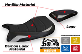 BMW S1000RR 2019-2026 Seat Cover Tappezzeria Italia TPZ Ultragrip in Silver
