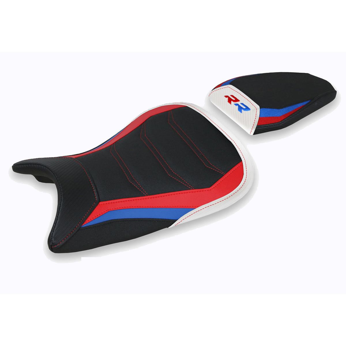 BMW S1000RR M Sport 2019-2026 Seat Cover Tappezzeria Italia TPZ Ultragrip in White SE