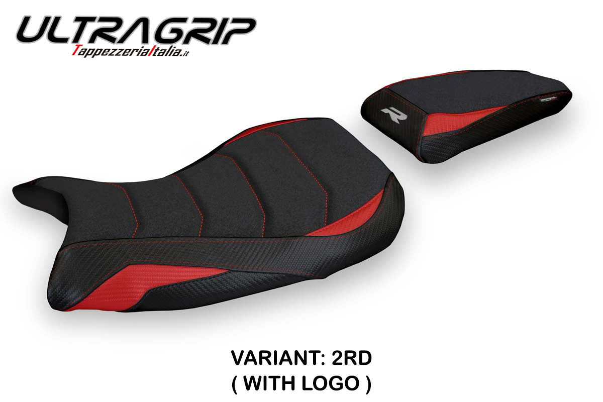 BMW S1000R 2021-2026 Seat Cover Tappezzeria Italia TPZ Ultragrip in Red and Black