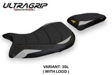 BMW S1000R 2021-2026 Seat Cover Tappezzeria Italia TPZ Ultragrip in Silver and Black