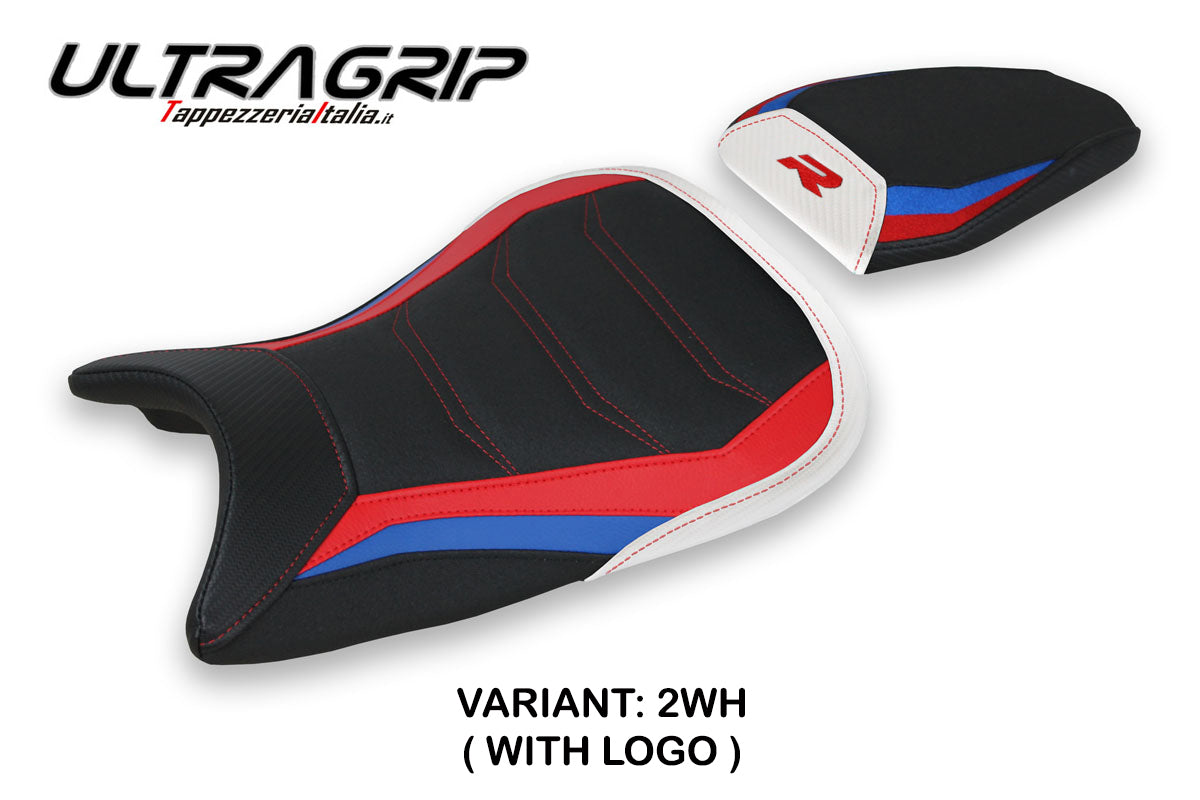 BMW S1000R M Sport 2021-2026 Seat Cover Tappezzeria Italia TPZ Ultragrip in White HP SE