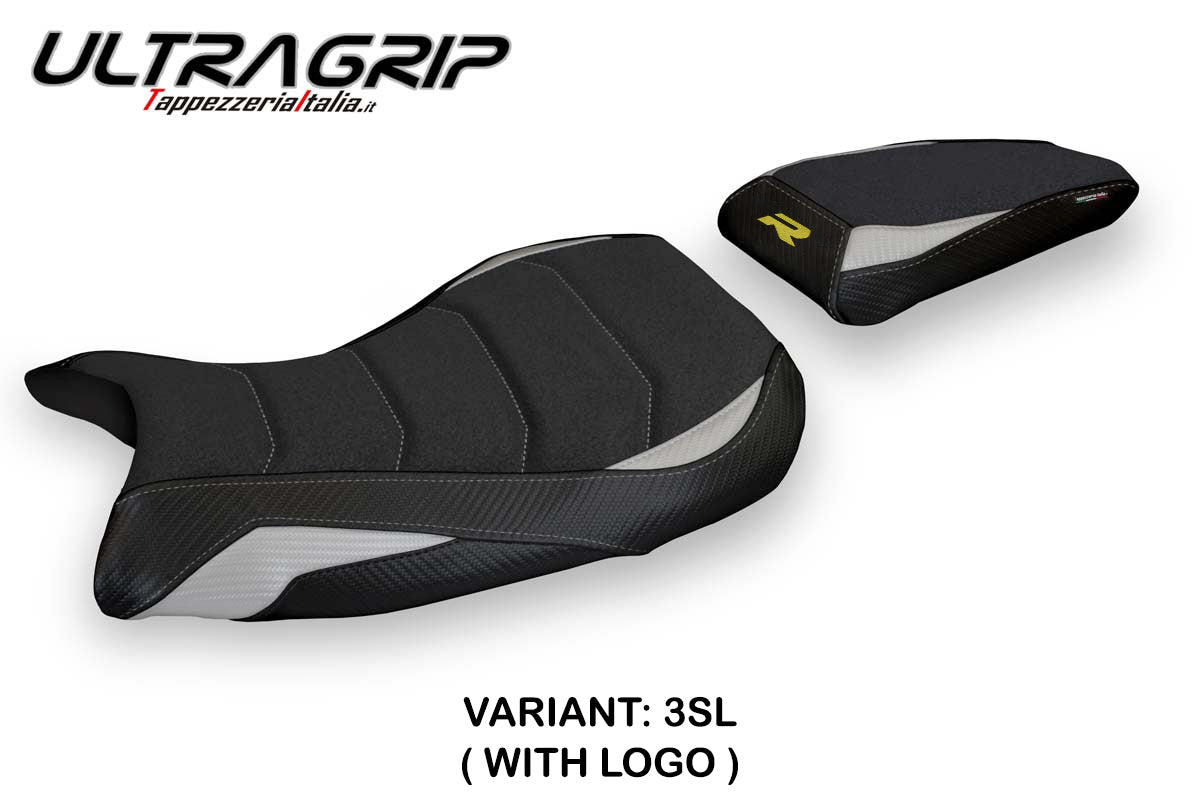 BMW S1000R M Sport 2021-2026 Seat Cover Tappezzeria Italia TPZ Ultragrip in Silver