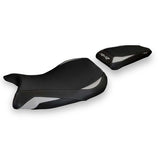 Funda de asiento BMW S1000RR M Sport 2019-2025 Tappezzeria Italia TPZ en plata y negro