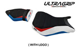 BMW S1000RR 2015-2018 Seat Cover Tappezzeria Italia TPZ Ultragrip in HP Red and Blue