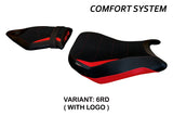 BMW S1000RR 2015-2018 Seat Cover Tappezzeria Italia TPZ Comfort in Red and Black