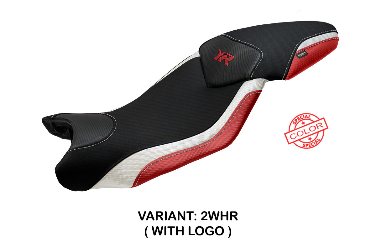 BMW S1000XR 2015-2019 Seat Cover Tappezzeria Italia TPZ in White, Red and Black