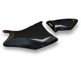 BMW S1000RR 2009-2011 Seat Cover Tappezzeria Italia TPZ in Silver and Black
