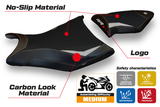 BMW S1000RR 2009-2011 Seat Cover Tappezzeria Italia TPZ in Silver and Black