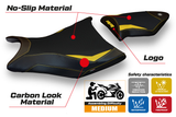 BMW S1000RR 2009-2011 Seat Cover Tappezzeria Italia TPZ in Yellow and Black