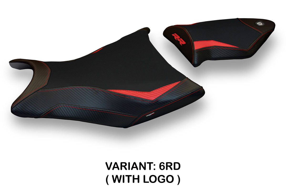 BMW S1000RR 2009-2011 Seat Cover Tappezzeria Italia TPZ in Red and Black