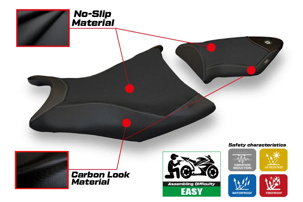 BMW S1000RR 2009-2011 Seat Cover TPZ Italia Essential Black