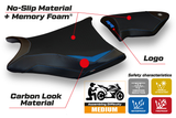 BMW S1000RR 2009-2011 Seat Cover Tappezzeria Italia TPZ Comfort in Blue and Black