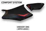 BMW S1000RR 2009-2011 Seat Cover Tappezzeria Italia TPZ Comfort in Red and Black