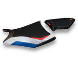 BMW S1000RR 2009-2011 Seat Cover Tappezzeria Italia TPZ Comfort in HP Red, White and Blue