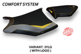 BMW S1000RR 2009-2011 Seat Cover Tappezzeria Italia TPZ Comfort in Yellow, Grey and Black