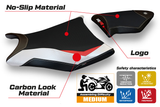 BMW S1000RR 2009-2011 Seat Cover Tappezzeria Italia TPZ Comfort in Red, White and Black
