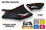 BMW S1000RR 2009-2011 Seat Cover Tappezzeria Italia TPZ Ultragrip in White and Black