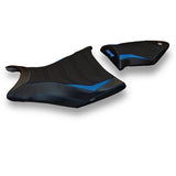 BMW S1000RR 2009-2011 Seat Cover Tappezzeria Italia TPZ Ultragrip in Blue and Black