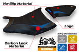 BMW S1000RR 2009-2011 Seat Cover Tappezzeria Italia TPZ Ultragrip in Blue and Black