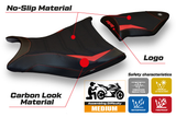 BMW S1000RR 2009-2011 Seat Cover Tappezzeria Italia TPZ Ultragrip in Red and Black