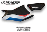 BMW S1000RR 2009-2011 Seat Cover Tappezzeria Italia TPZ Ultragrip in HP Red, White and Blue